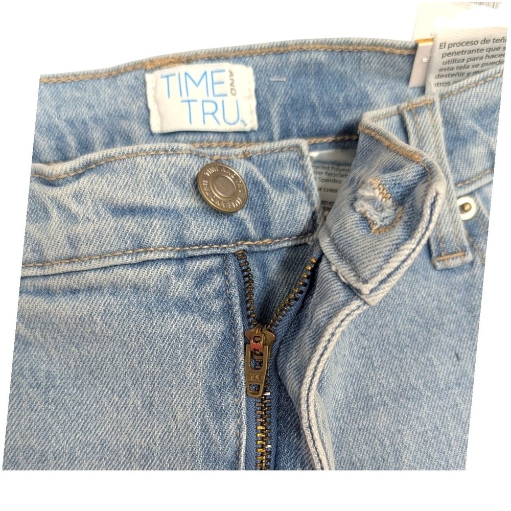 High Rise Barrel Leg Jeans 28" Inseam Light Wash Womens Size 14 New NWT - Picture 8 of 11